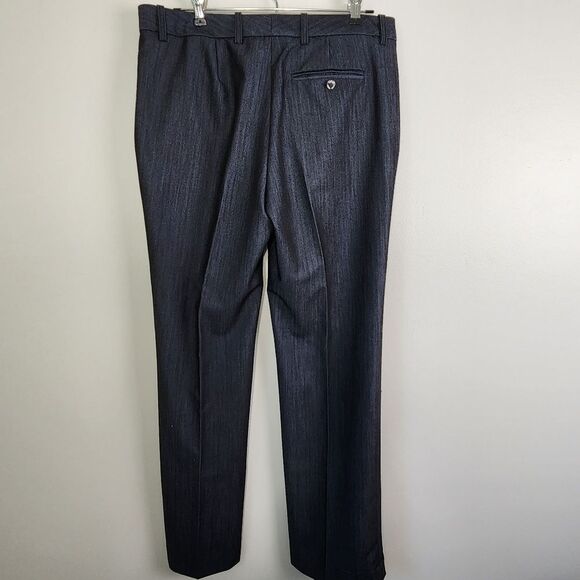 Carmen Marc Valvo Dress Trousers Charcoal Size 10 Office Career - Picture 7 of 12